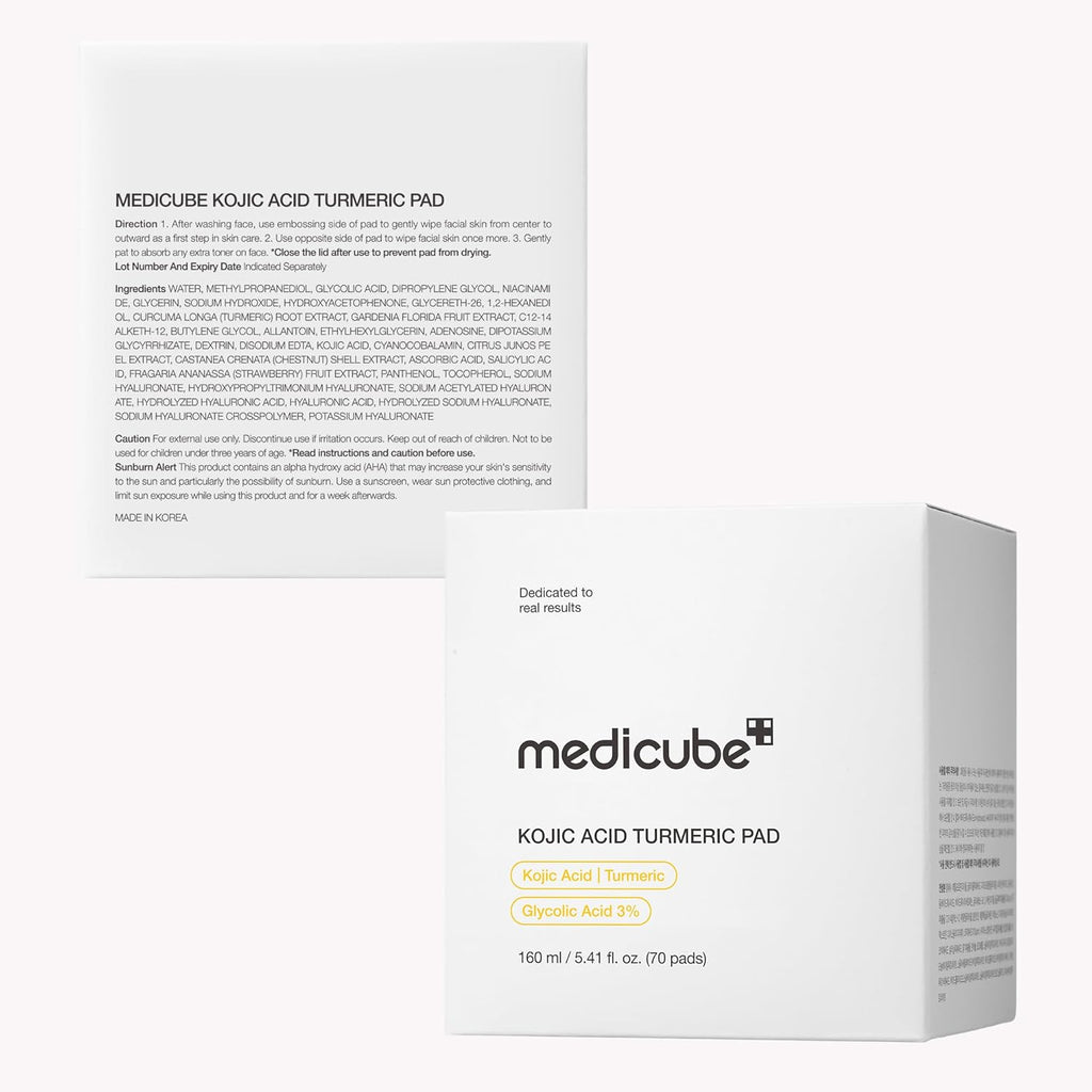 Medicube Kojic Acid Turmeric Toner Pad 70 Pads