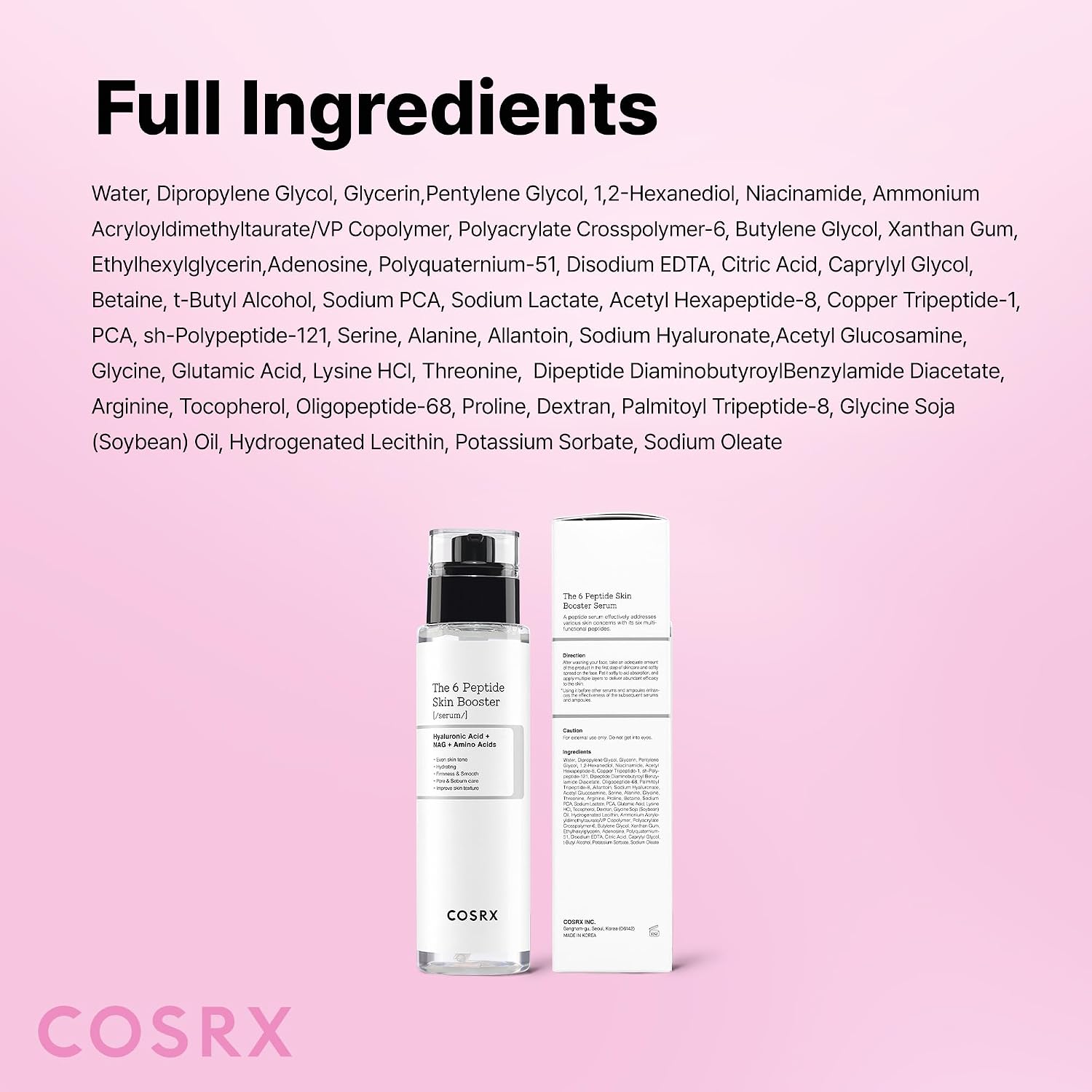 COSRX The 6 Peptide Skin Booster Serum 150ml