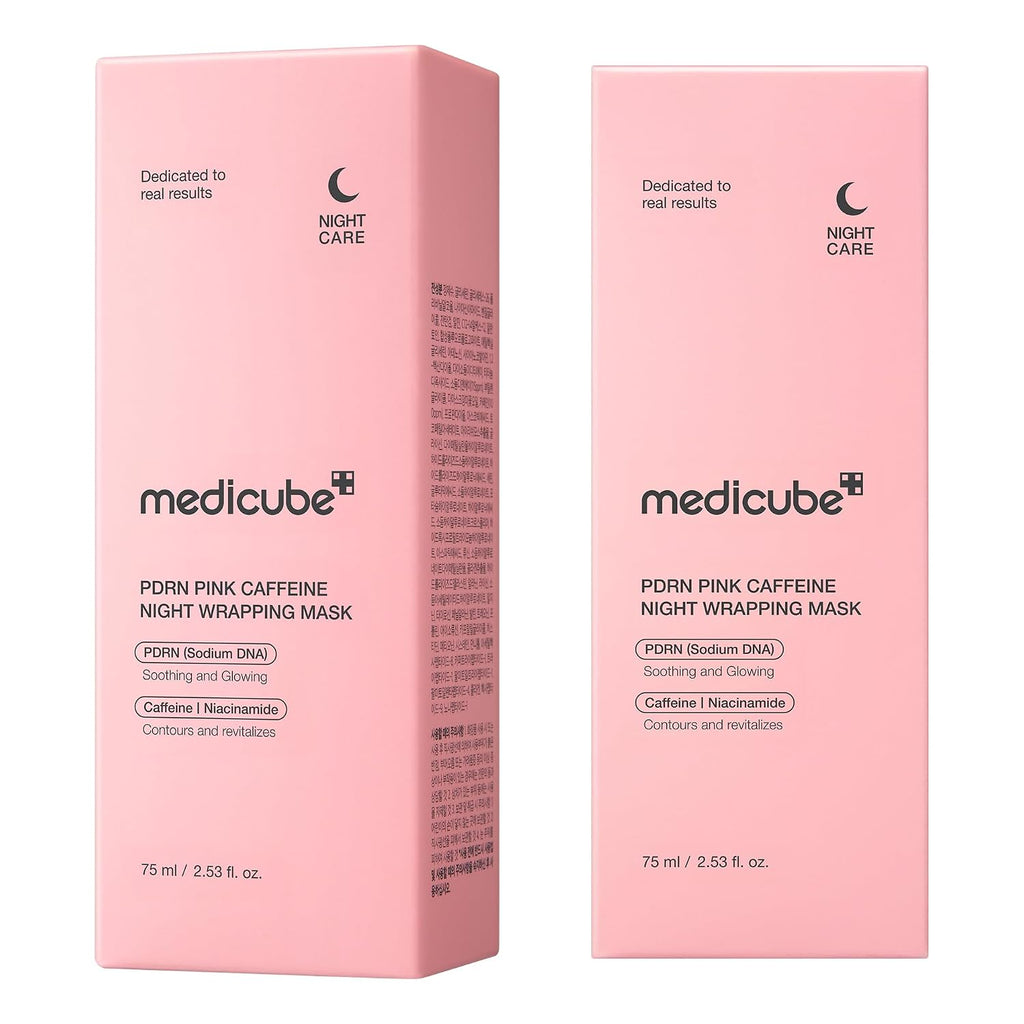 Medicube PDRN Pink Caffeine Overnight Wrapping Mask 75ml