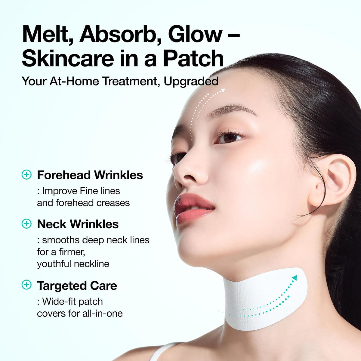 ANUA PDRN Collagen Melting Patch For Neck – 4 Patches