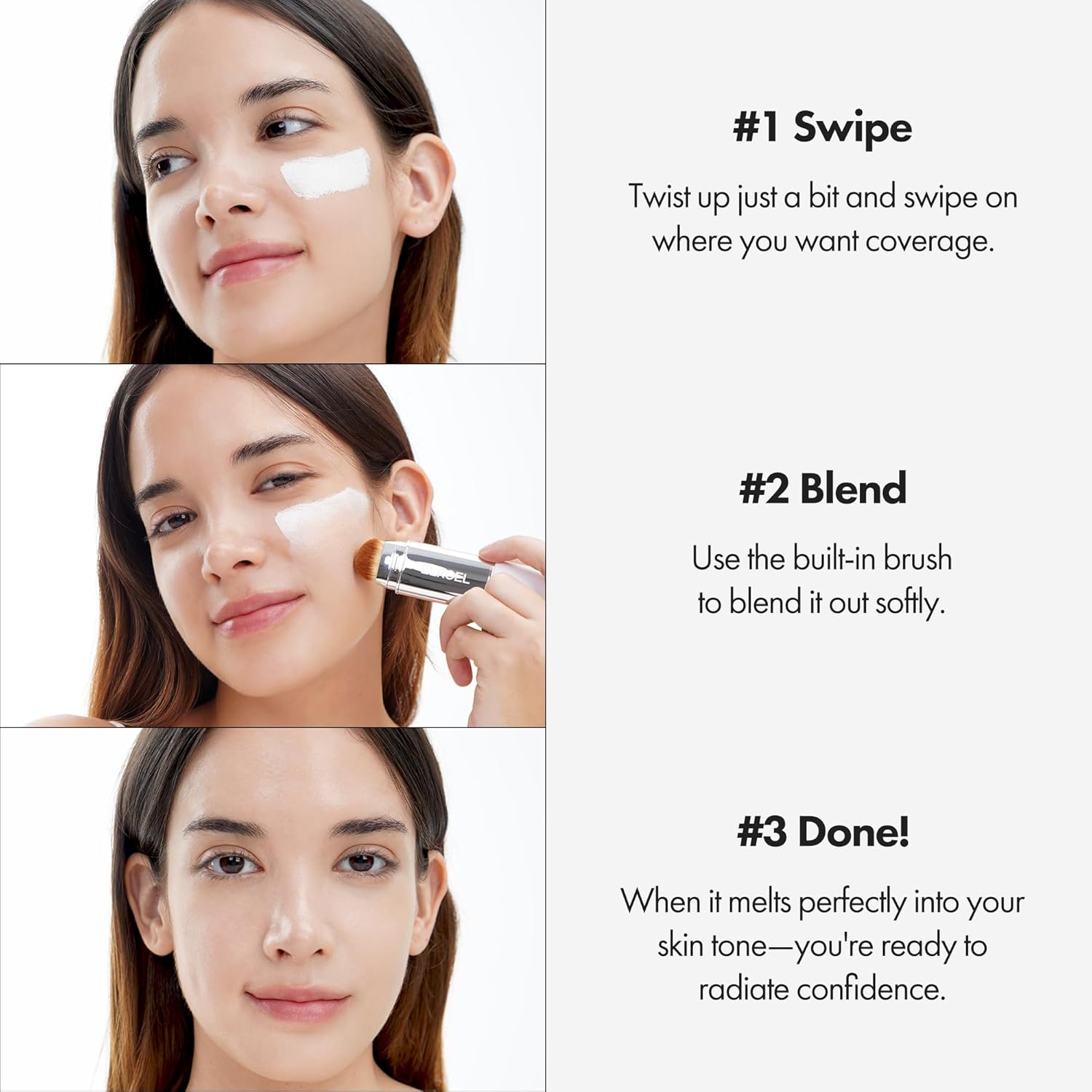 ELROEL Blanc Cover Cream Stick Foundation (Various Shades)