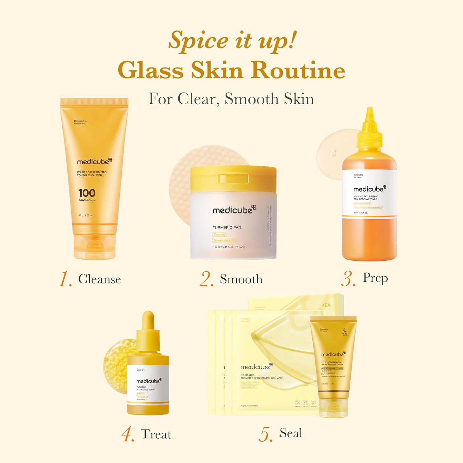 Medicube Kojic Acid Turmeric Resurfacing Toner 250ml