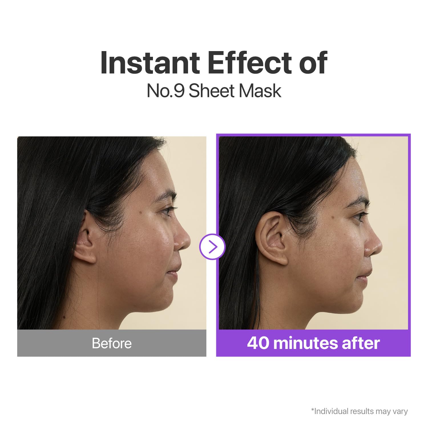 Numbuzin No.9 NAD Bio Lifting Full Cover Facial Mask 1pc