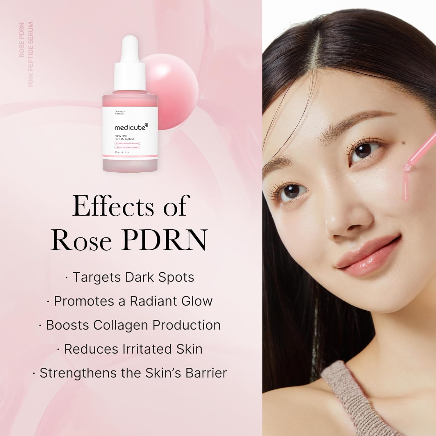 Medicube PDRN Pink Peptide Serum – 30ml