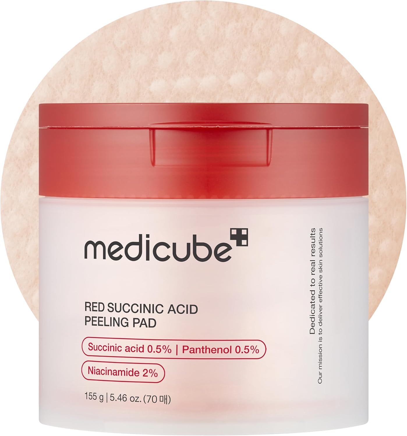 Medicube Red Succinic Peeling Pad 2024 (70 Pads) 155 g