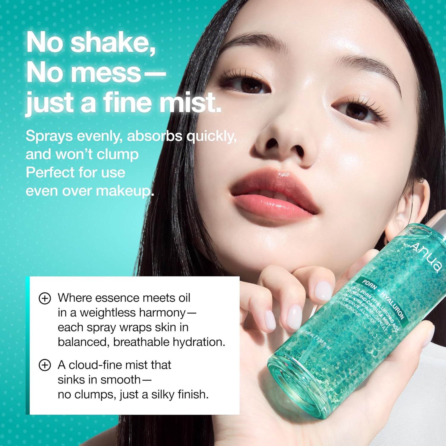 Anua PDRN Hyaluronic Acid Hydrating Capsule Mist 100ml