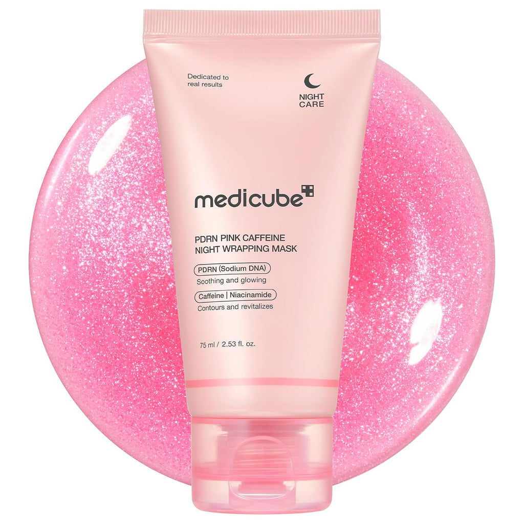 Medicube PDRN Pink Caffeine Overnight Wrapping Mask 75ml