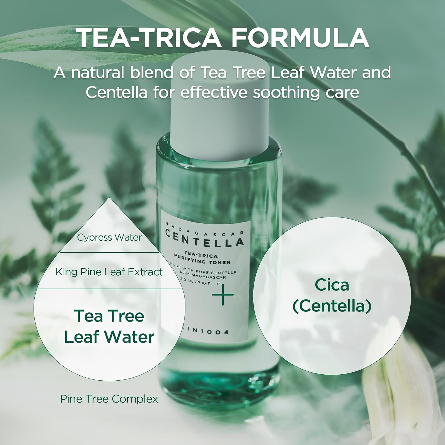 SKIN1004 Madagascar Centella Tea-Trica Purifying Toner 210ml