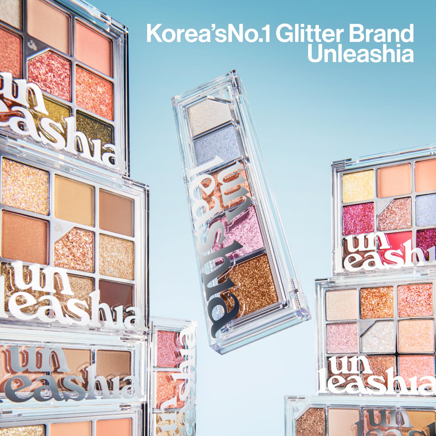 UNLEASHIA Glitterpedia Eye Palette No.1 All Of Glitter 6.6g