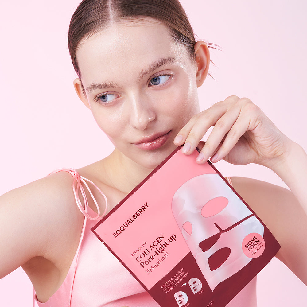 EQQUALBERRY Collagen Pore-Tight Up Hydrogel Mask 1pc