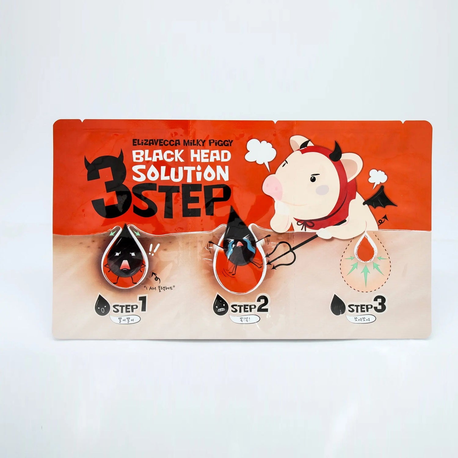 Elizavecca Milky Piggy Black Head 3-Step Nose Pack