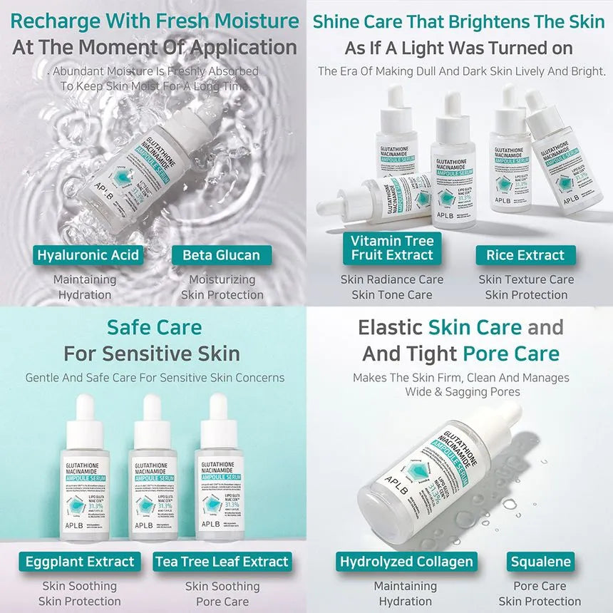 APLB Glutathione Niacinamide Ampoule Serum 40ml
