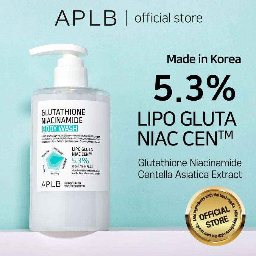 APLB Glutathione Niacinamide Brightening Body Wash - 300ml