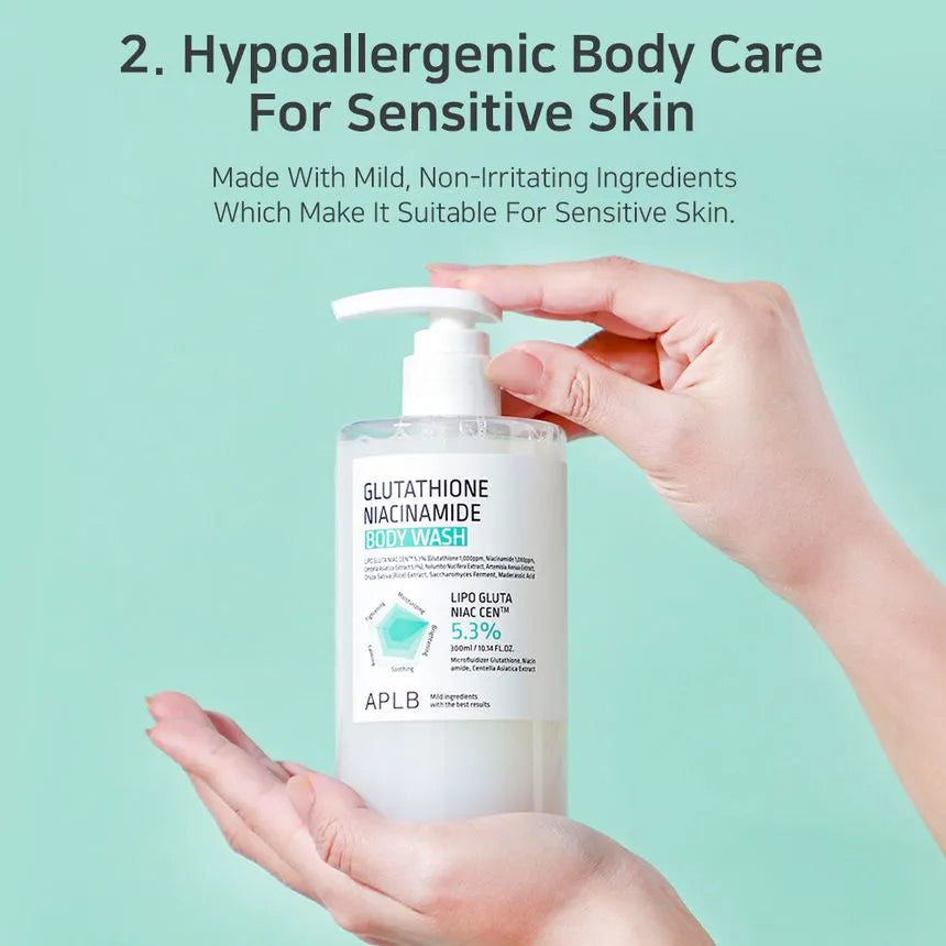 APLB Glutathione Niacinamide Brightening Body Wash - 300ml