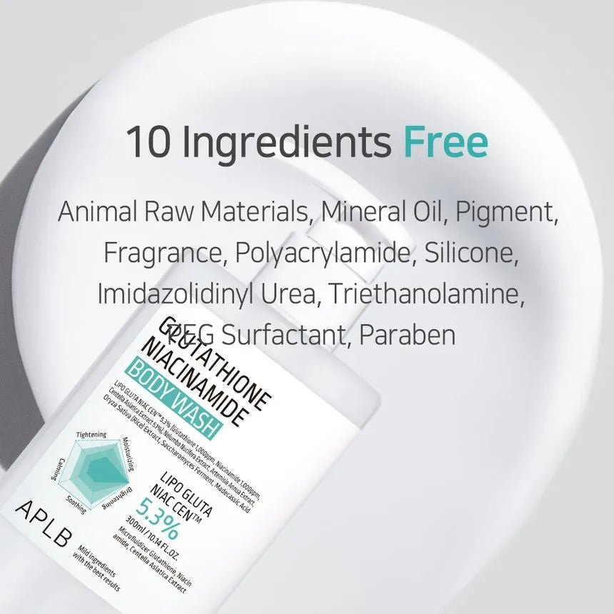 APLB Glutathione Niacinamide Brightening Body Wash - 300ml