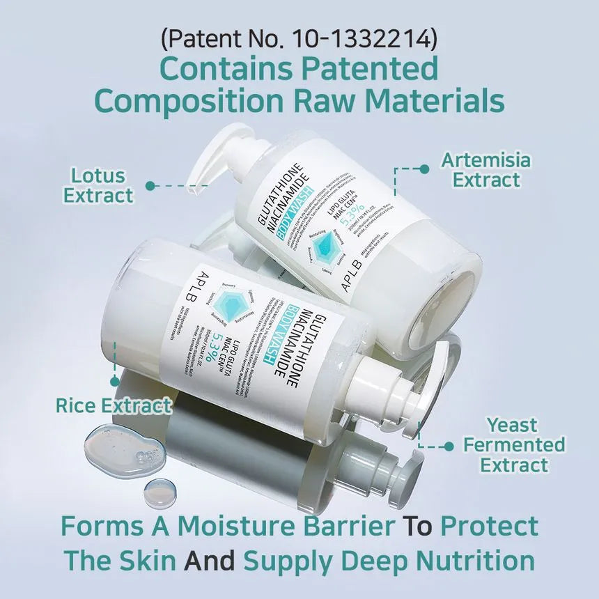 APLB Glutathione Niacinamide Brightening Body Wash - 300ml