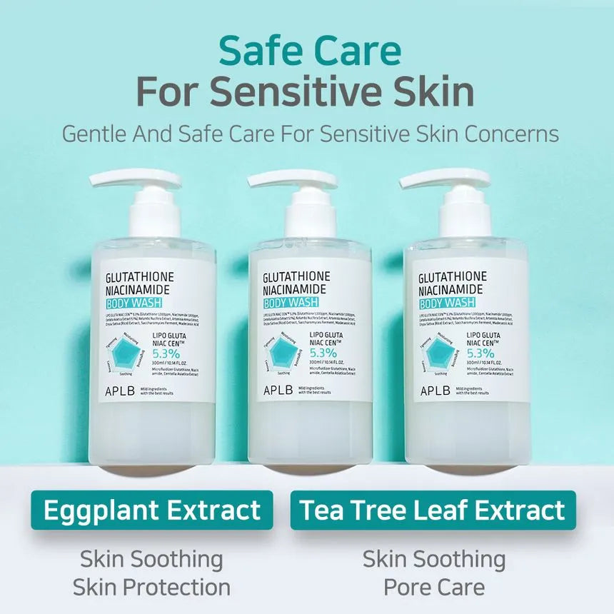 APLB Glutathione Niacinamide Brightening Body Wash - 300ml