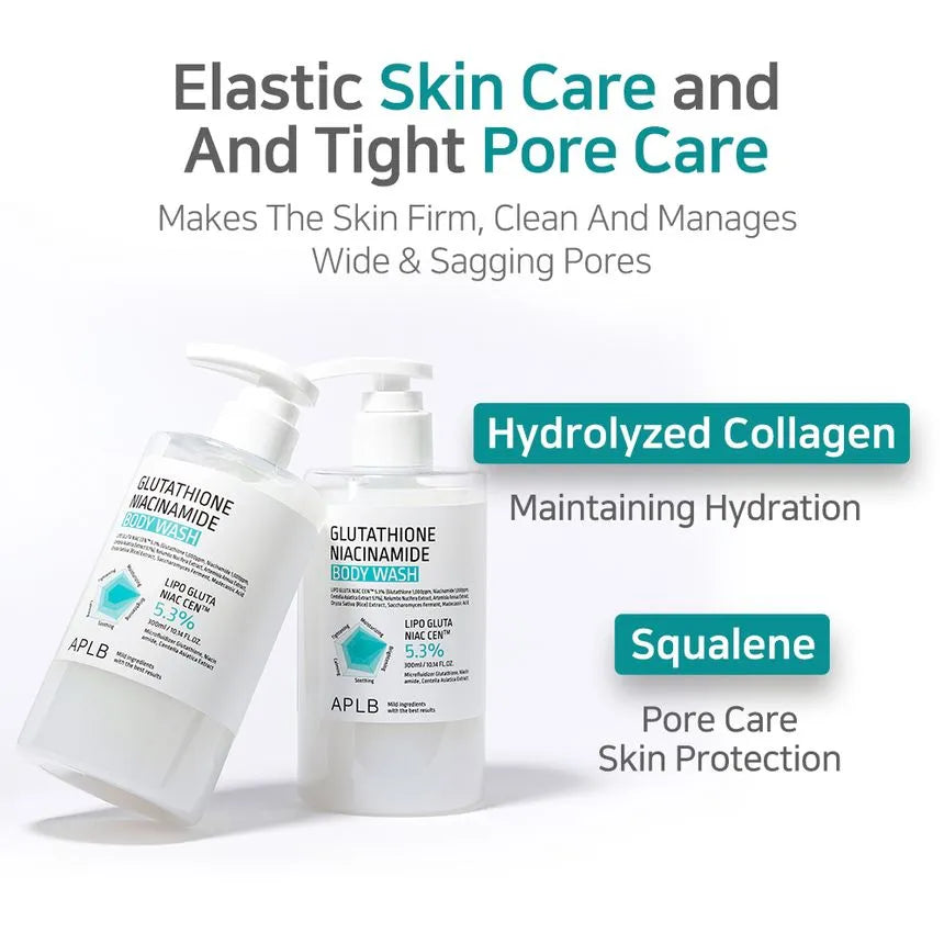 APLB Glutathione Niacinamide Brightening Body Wash - 300ml