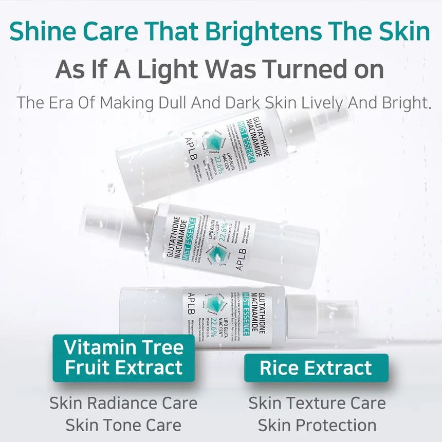 APLB Glutathione Niacinamide Mist Essence 105ml