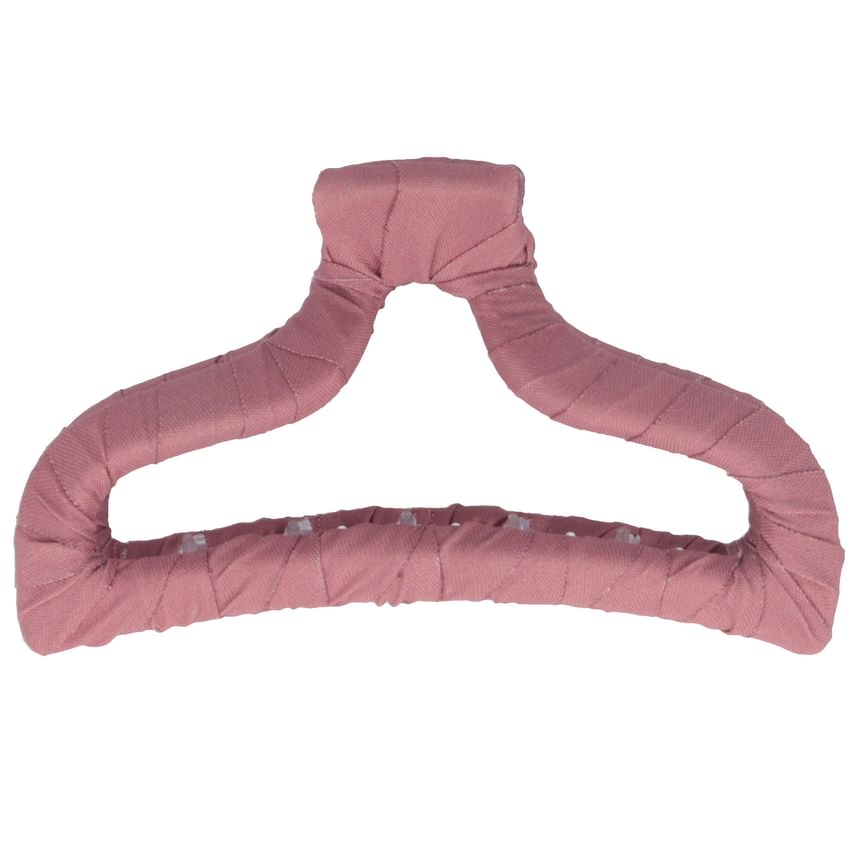 PARSA Beauty – Plain Fabric Hair Claw (Rose Pink)