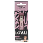 PARSA Beauty LOV.U Nail Clipper Pink – retail packaging