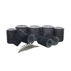 PARSA Beauty – Hair Roller Set with Bag (Black)