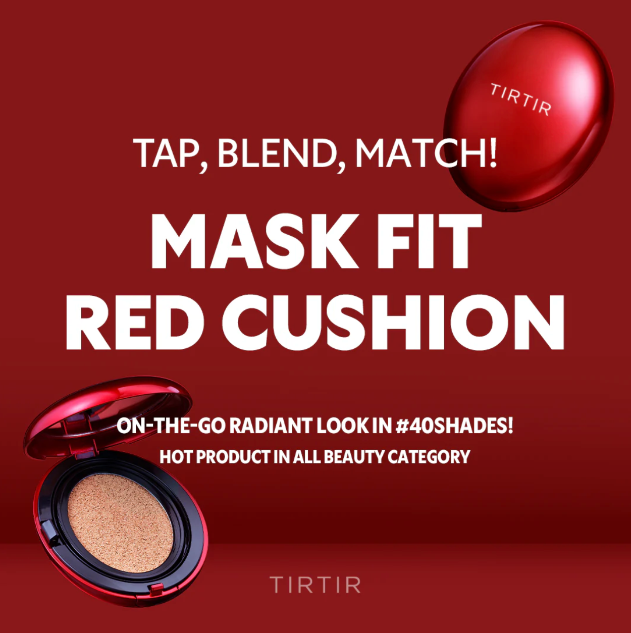TIRTIR Mask Fit Red Cushion 18g - (Various Shades)