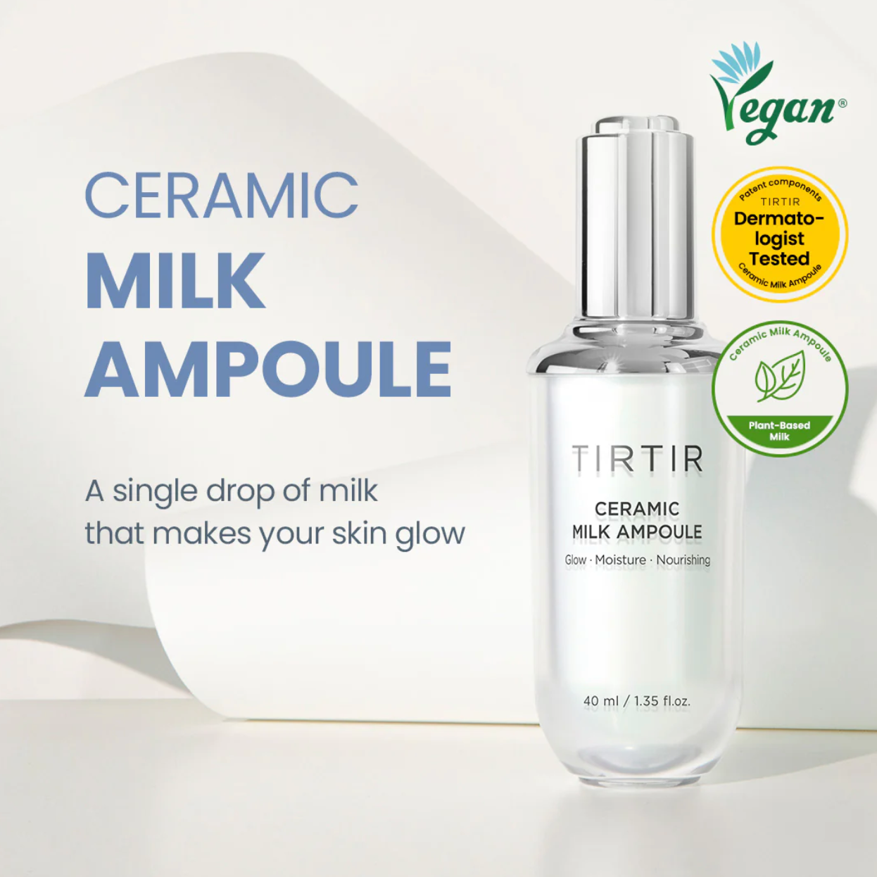 TIRTIR Ceramic Milk Ampoule 40 ml