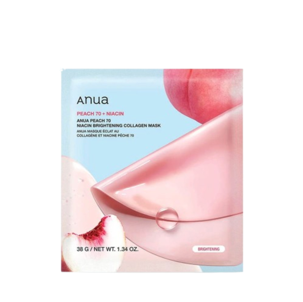 ANUA Peach 70 Niacin Brightening Collagen Mask 1pc