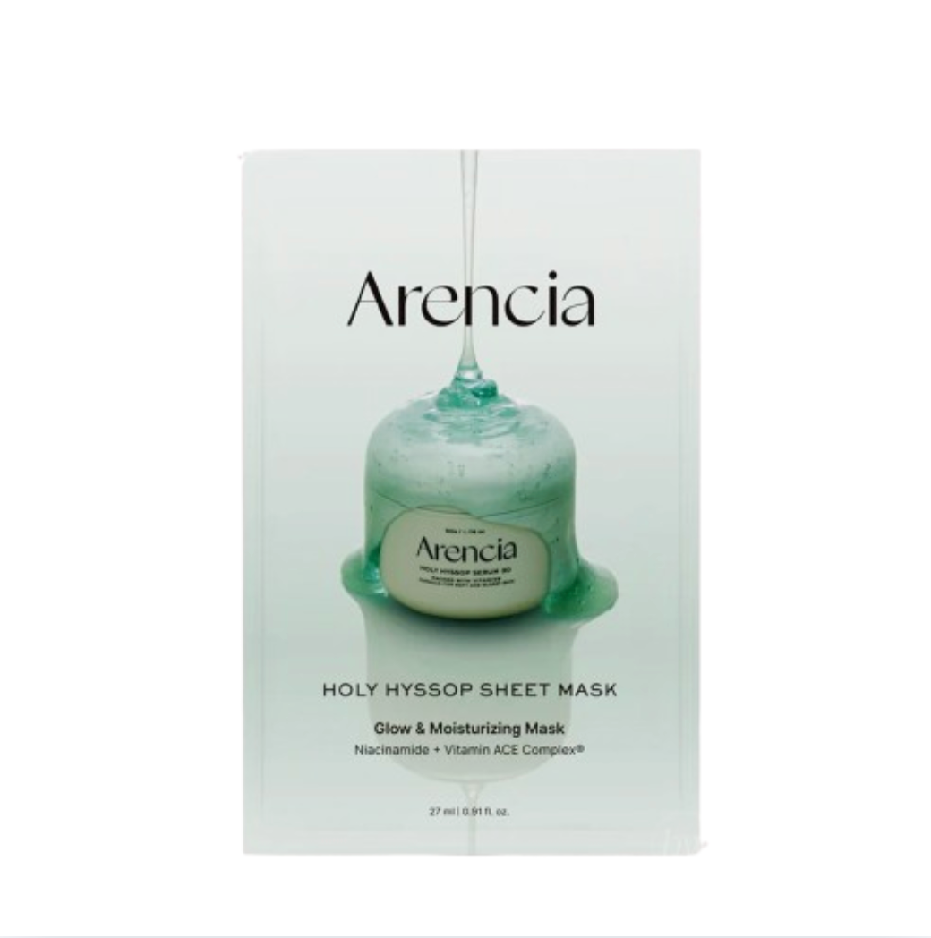 Arencia Holy Hyssop Sheet Mask 1pc