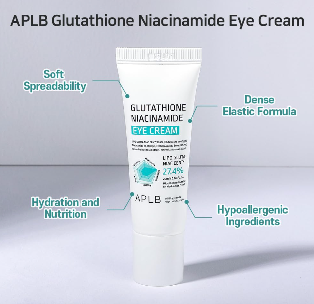 APLB Glutathione Niacinamide Eye Cream 20ml