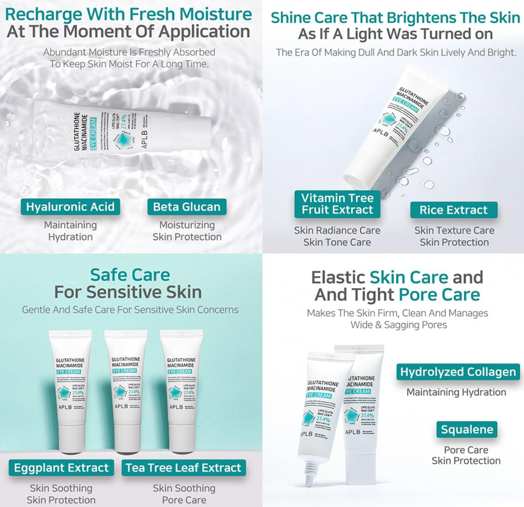 APLB Glutathione Niacinamide Eye Cream 20ml