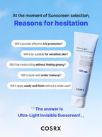 COSRX Ultra Light Invisible Sunscreen SPF 50 PA++++ 50ml