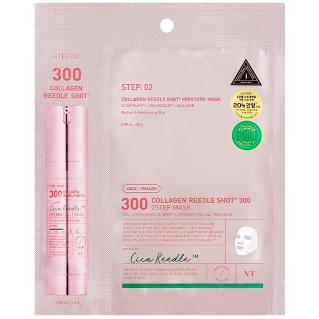 VT Collagen Reedle Shot 300 2Step Mask (1.5g + 25g)