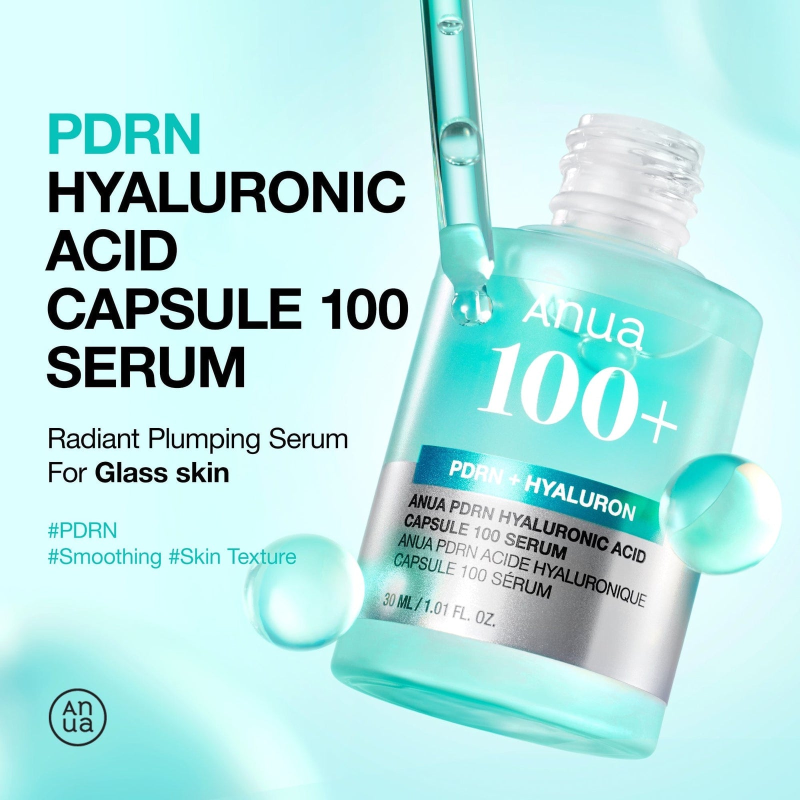 ANUA PDRN Hyaluronic Acid Capsule 100 Serum 30ml