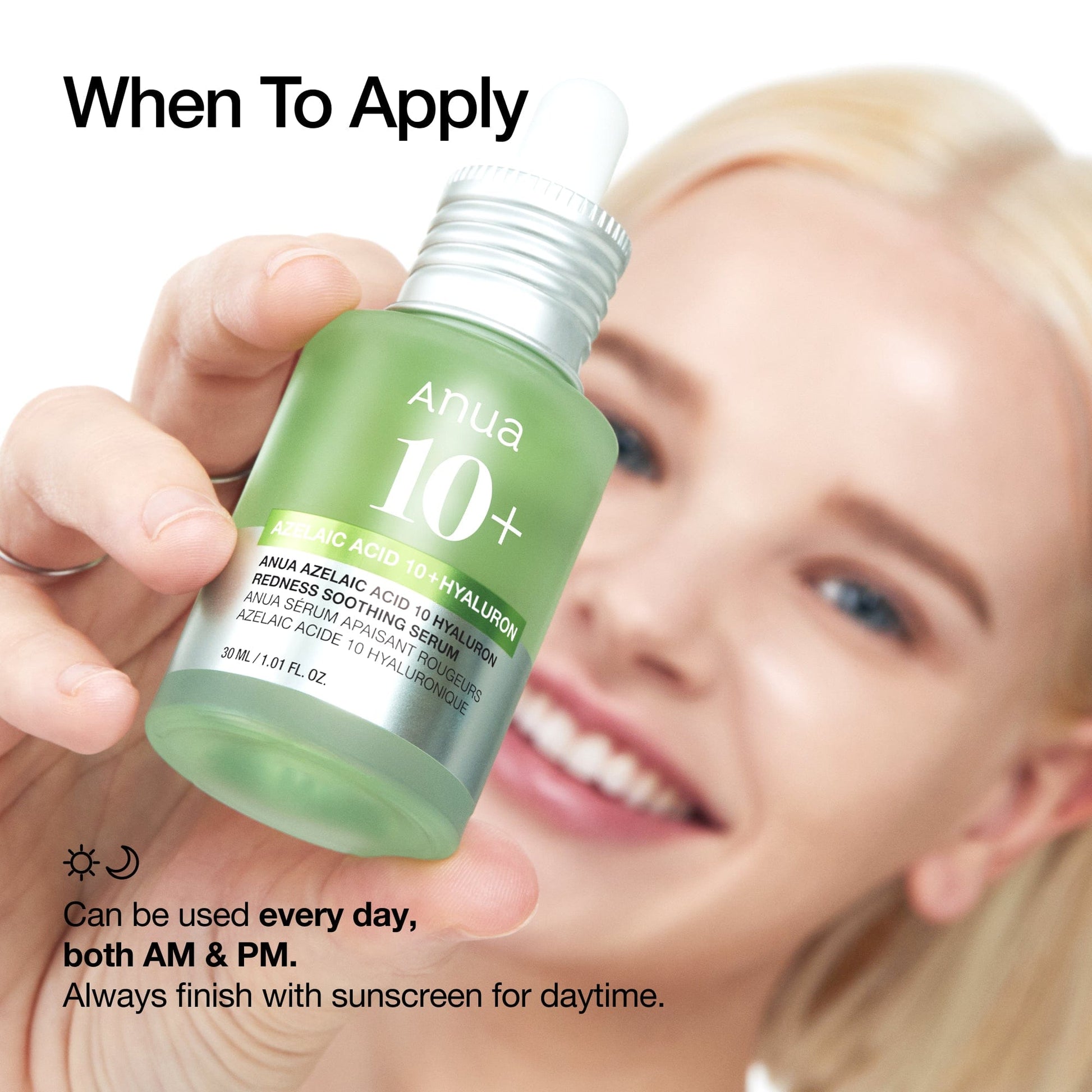Anua Azelaic Acid 10% + Hyaluron Redness Soothing Serum 30ml