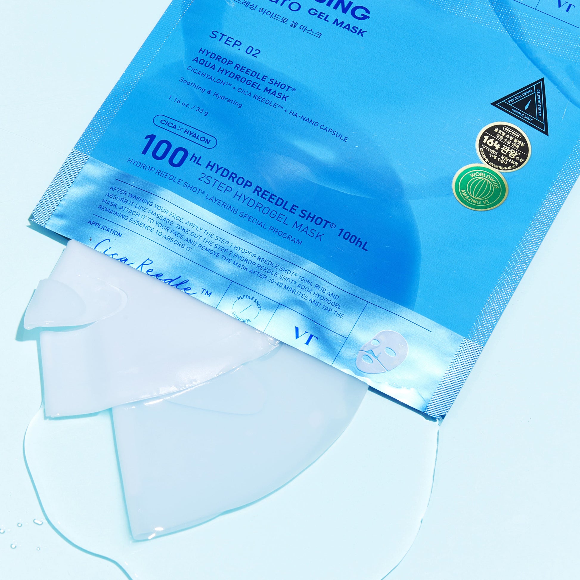 VT Hydro Reedle Shot 100hL 2-Step Mask (1.5g + 27g)