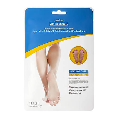 JIGOTT Vita Solution 12 Brightening Foot Peeling Pack, 2 pcs