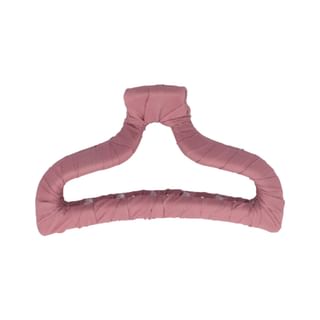 PARSA Beauty – Plain Fabric Hair Claw (Rose Pink)