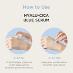 SKIN1004 Hyalu-Cica Blue Serum application guide