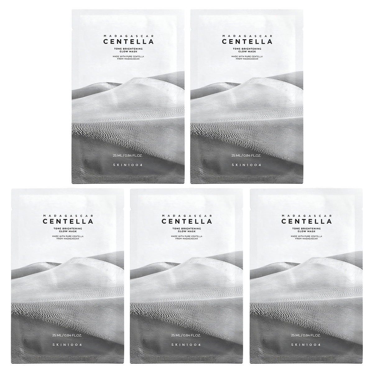 SKIN1004 Tone Brightening Glow Sheet Mask Set product view
