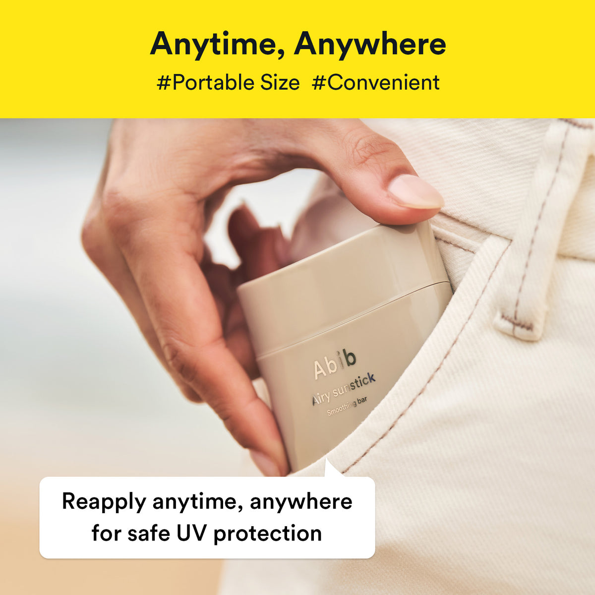 Abib Airy Sunstick Smoothing Bar 23g