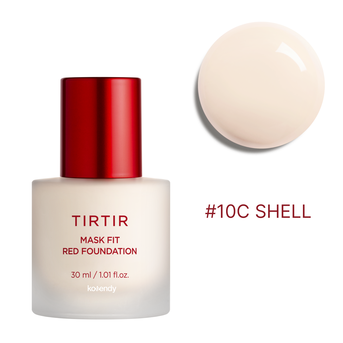 TIRTIR Mask Fit Red Foundation 30ml 10C Shell product photo