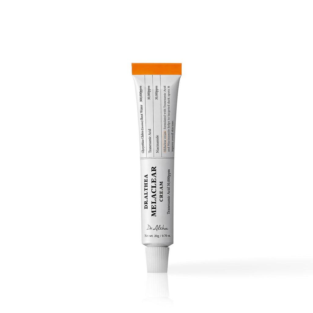 Dr. Althea Melaclear Cream 20g product tube on a clean white background