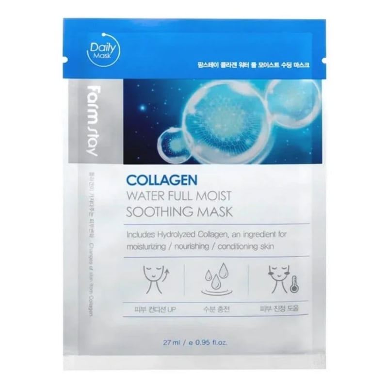 Farmstay Collagen Water Full Moist Soothing Mask 27 ml product front