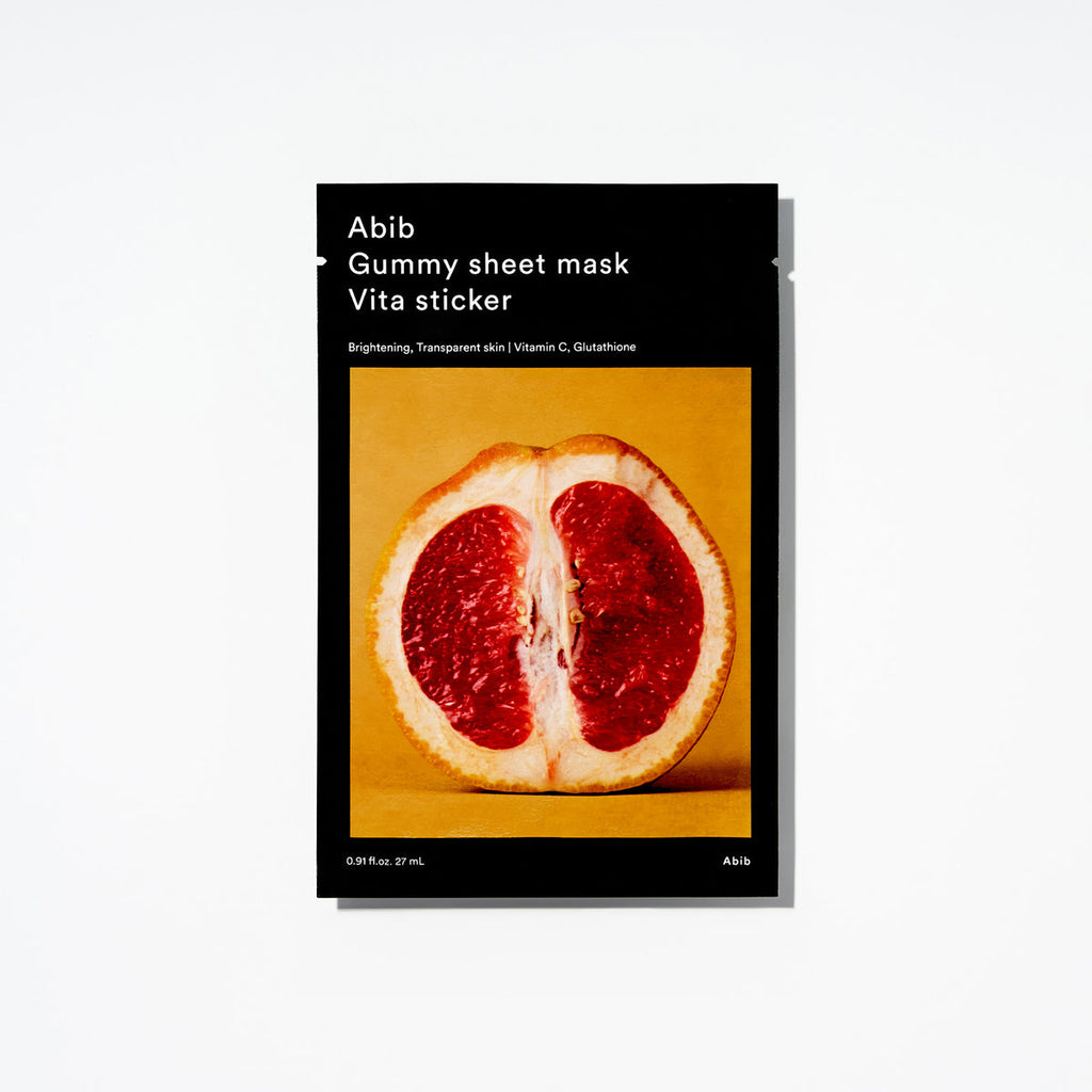 Official ABIB Vita Gummy Sheet Mask product packaging