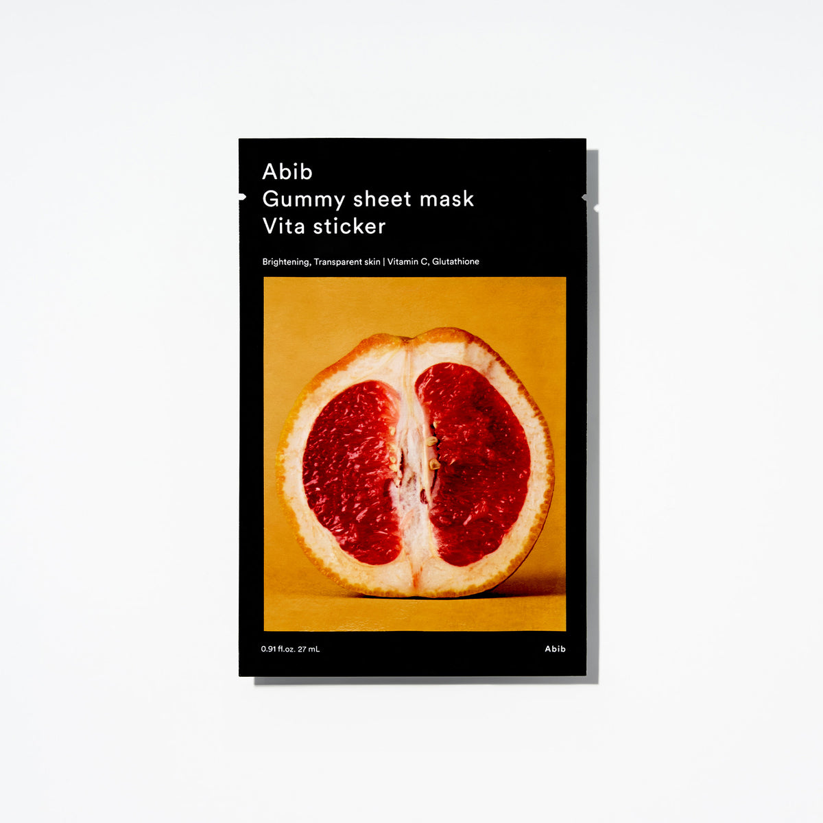 Official ABIB Vita Gummy Sheet Mask product packaging