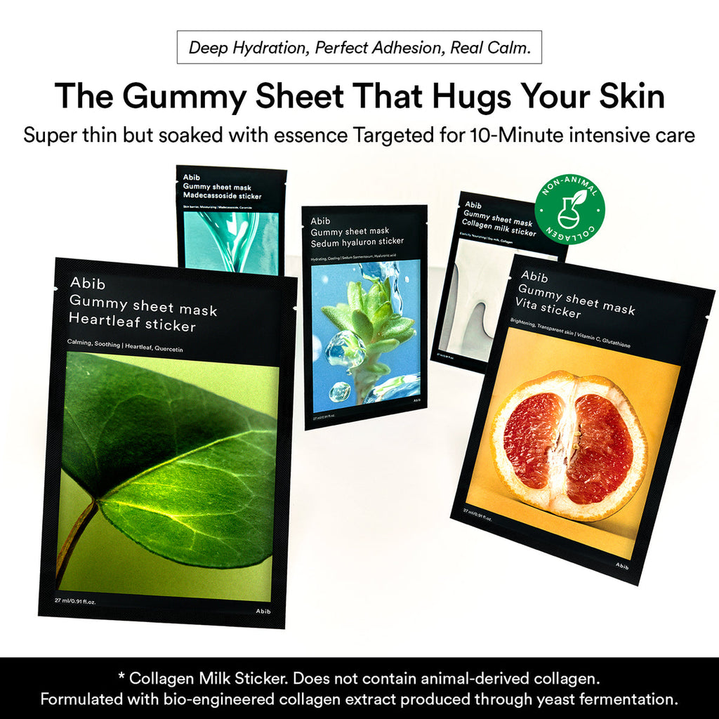 Official ABIB Collagen Milk Gummy Sheet Mask details