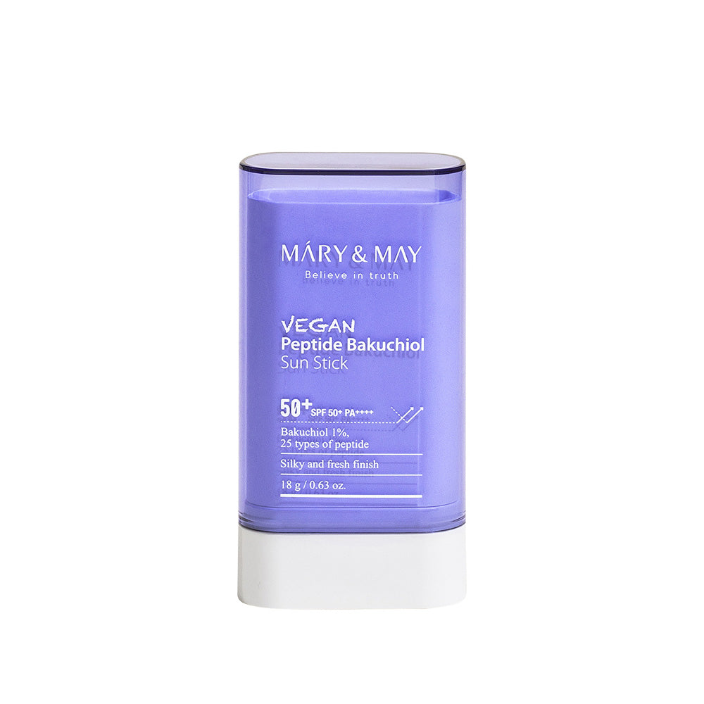 Mary & May Vegan Peptide Bakuchiol Sun Stick SPF50+ PA++++ 18g