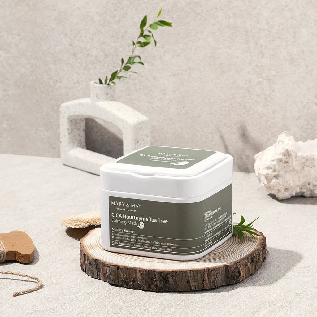 Mary & May Cica Houttuynia Tea Tree Calming Mask 30pcs 400g